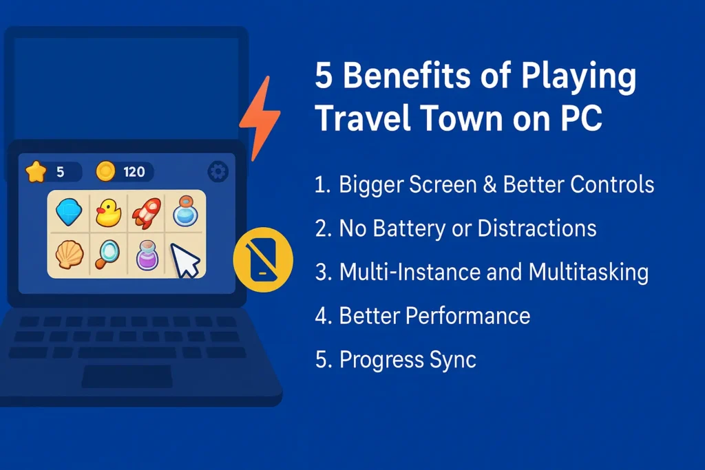 5 Benefits of Playing Travel Town on PC