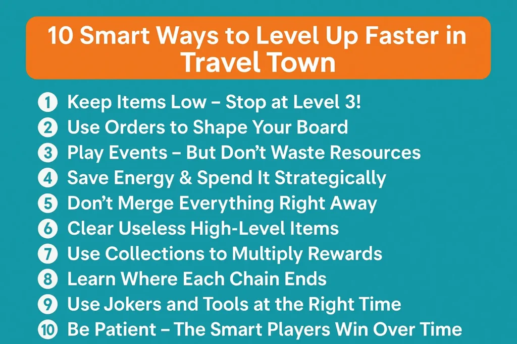 10 Smart Ways to Level Up Faster in Travel Town