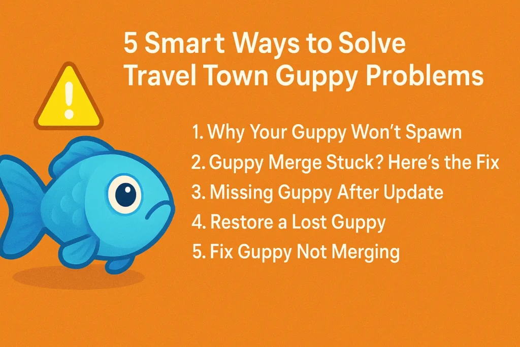 5 Smart Ways to Solve Travel Town Guppy Problems