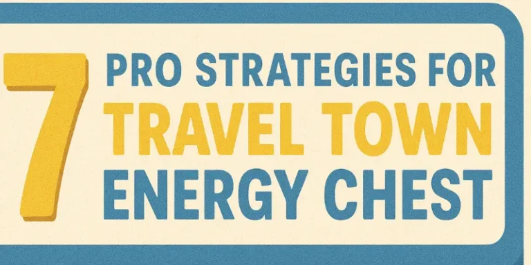7 Pro Strategies for Travel Town Energy Chest Domination