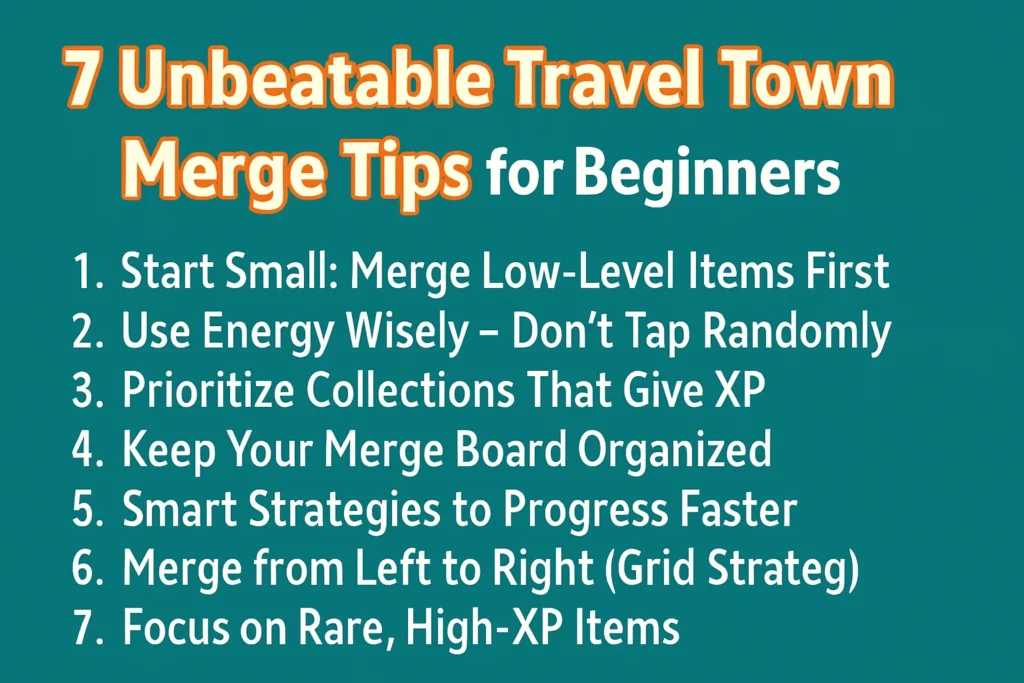 7 Unbeatable Travel Town Merge Tips for Beginners