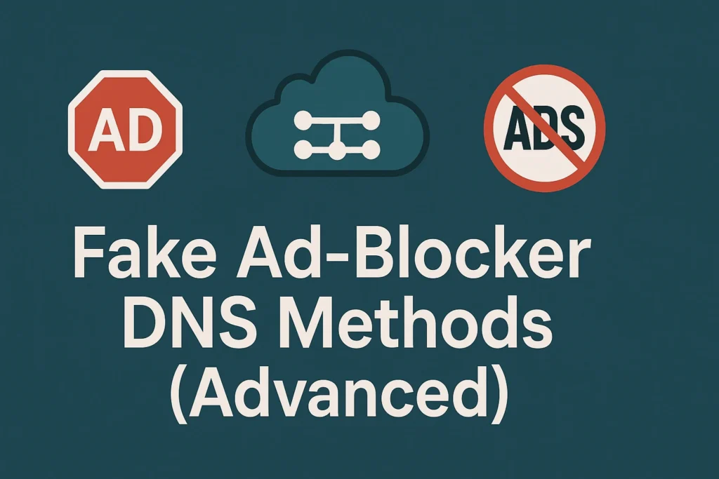 Fake Ad-Blocker DNS Methods (Advanced)
