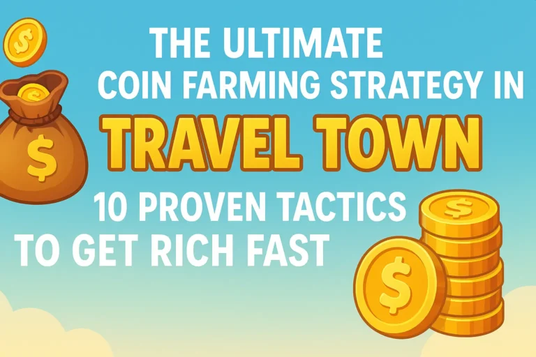 The Ultimate Coin Farming Strategy in Travel Town: 10 Proven Tactics to Get Rich Fast