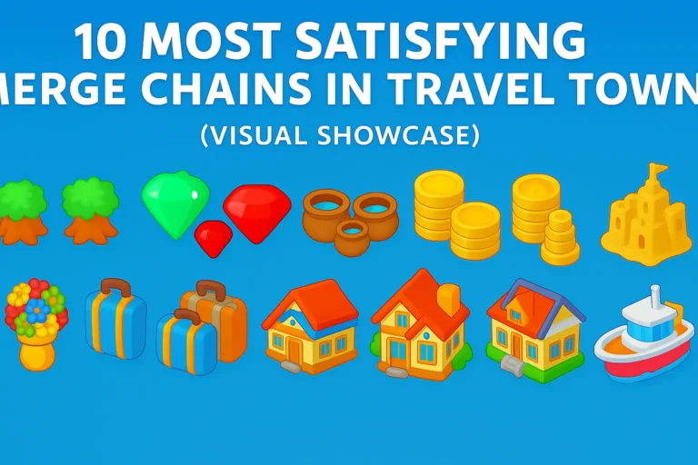 10 Most Satisfying Merge Chains in Travel Town (Visual Showcase)
