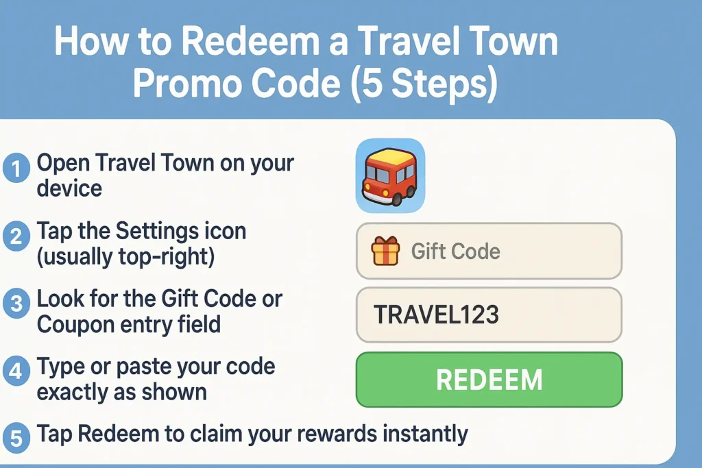 How to Redeem a Travel Town Promo Code