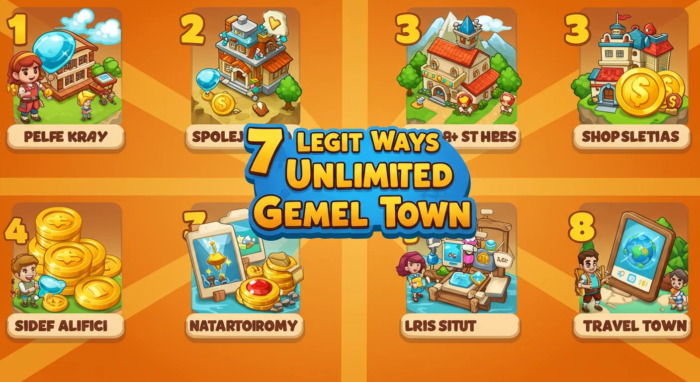 7 Legit Ways to Get Unlimited Gems in Travel Town