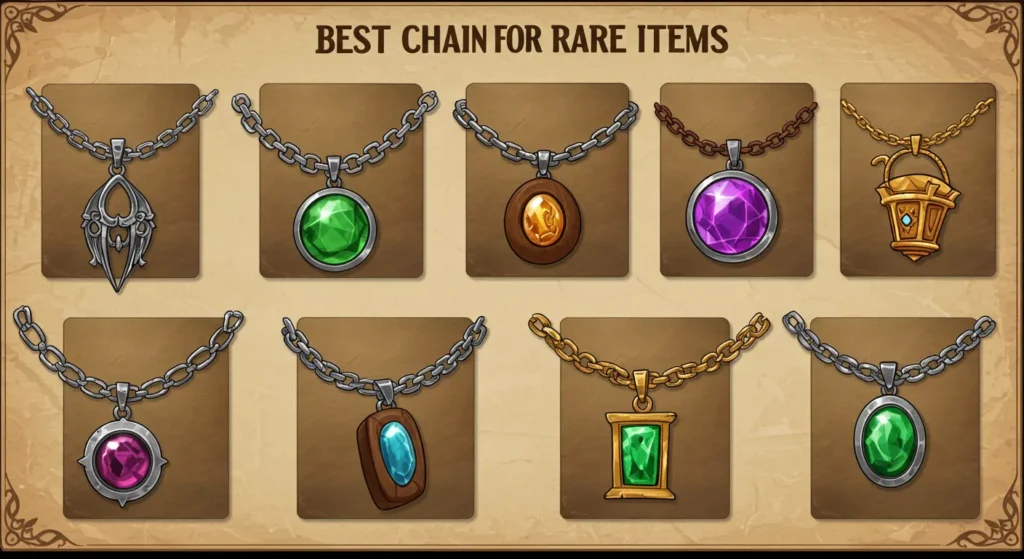 Best Chains for Rare Items (Gems, Tools, etc.)