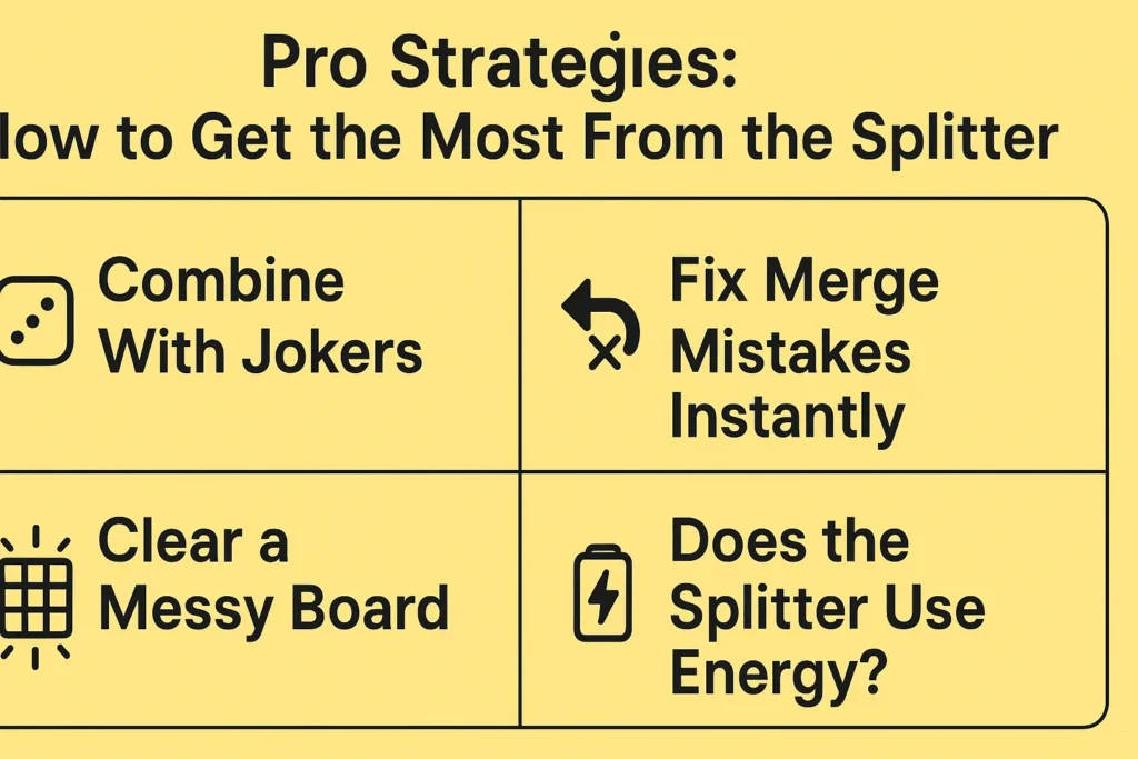 How to Get the Most From the Splitter