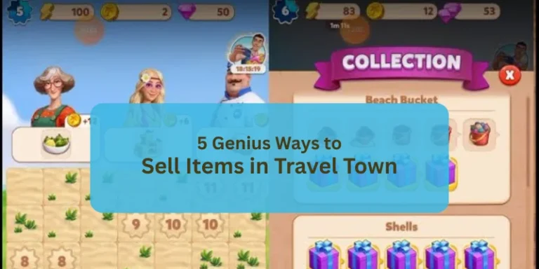 Sell Items in Travel Town