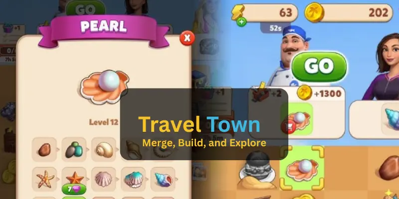 Travel Town for iOS Merge, Build, and Explore