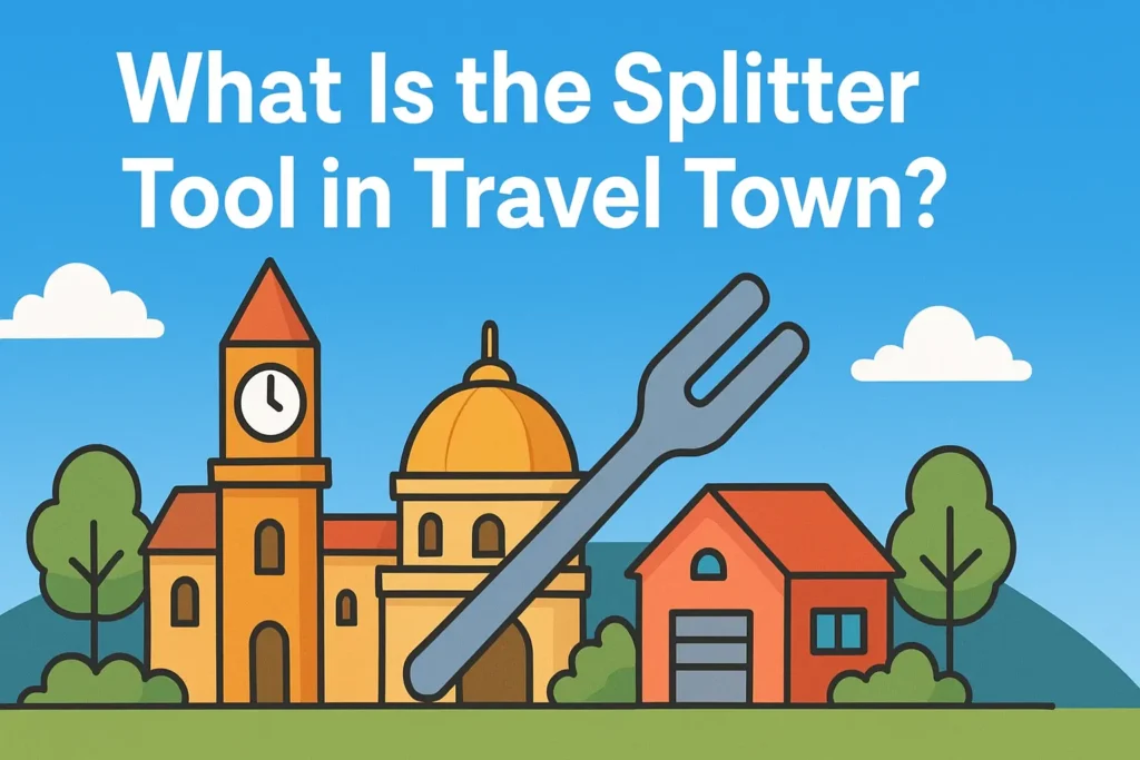 What Is the Splitter Tool in Travel Town?