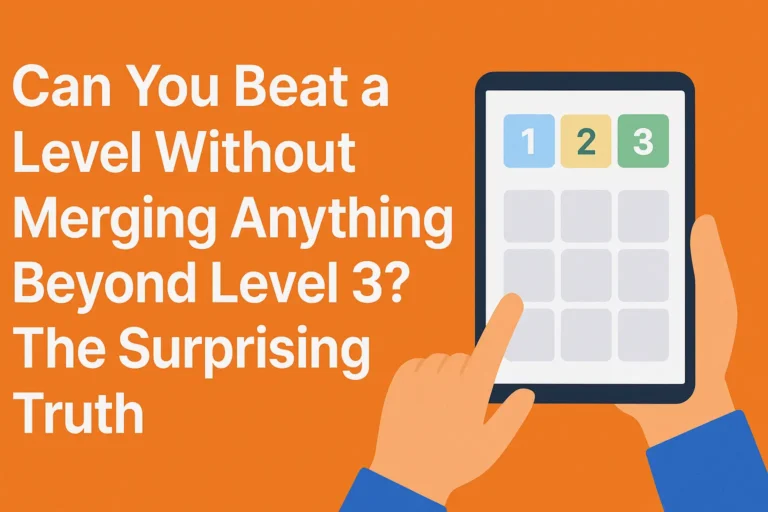 Can You Beat a Level Without Merging Anything Beyond Level 3? The Surprising Truth