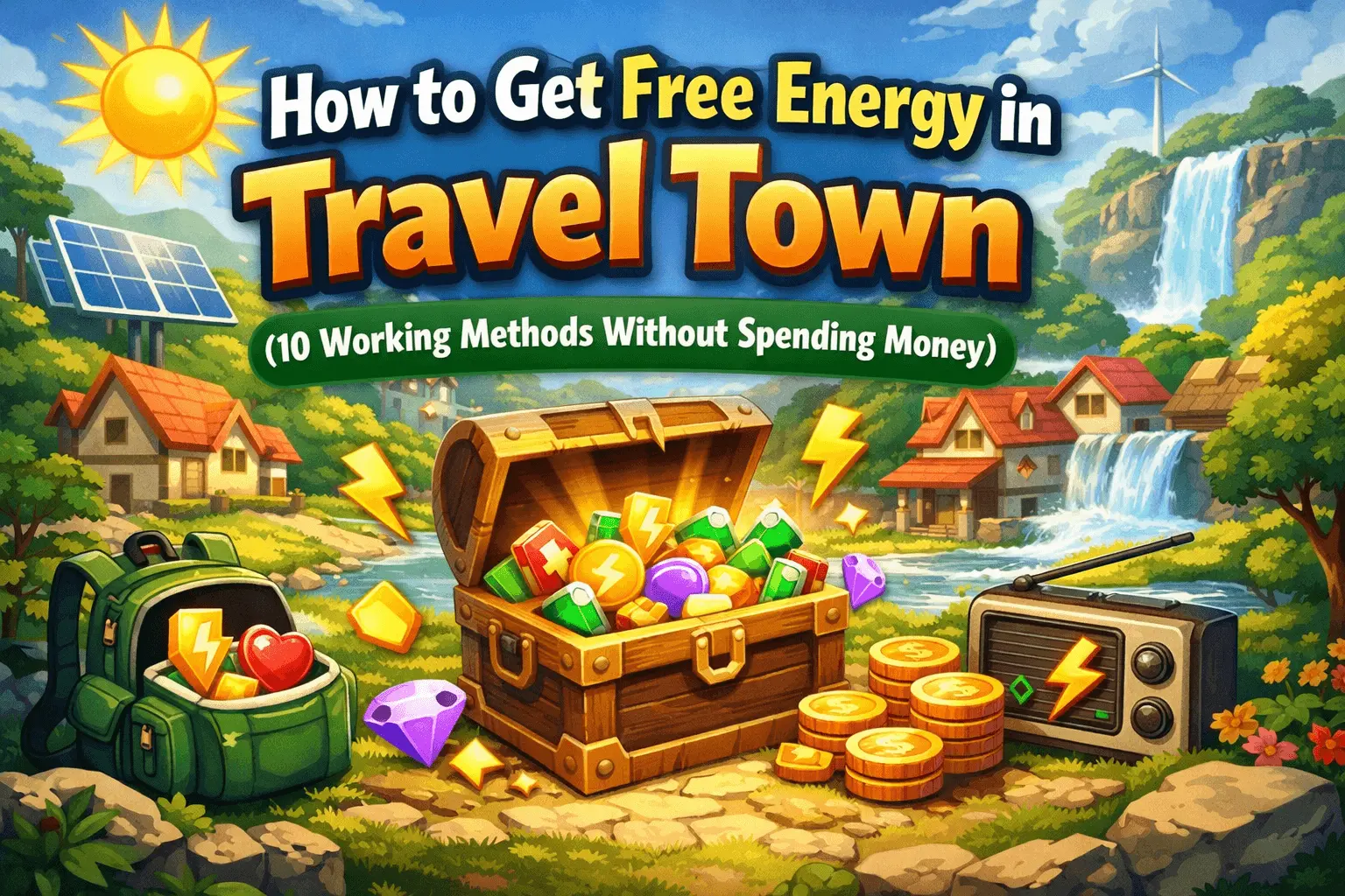 How to get free energy in Travel Town
