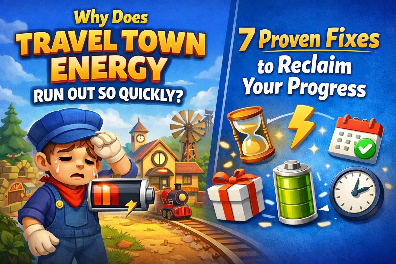 Why Does Travel Town Energy Run Out So Quickly? 7 Proven Fixes to Reclaim Your Progress