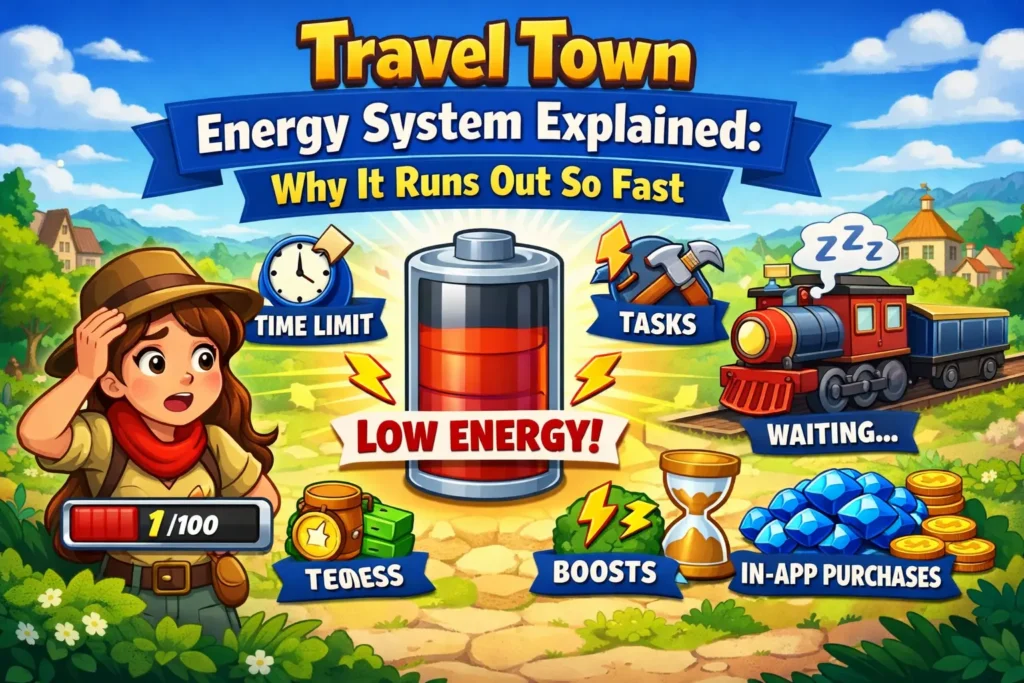 Travel Town Energy System Explained: Why It Runs Out So Fast