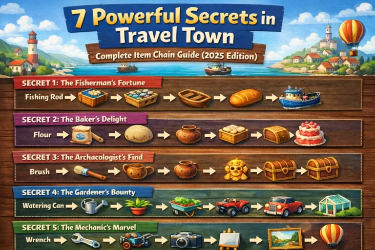 7 Powerful Secrets in Travel Town Complete Item Chain Guide (2025 Edition)