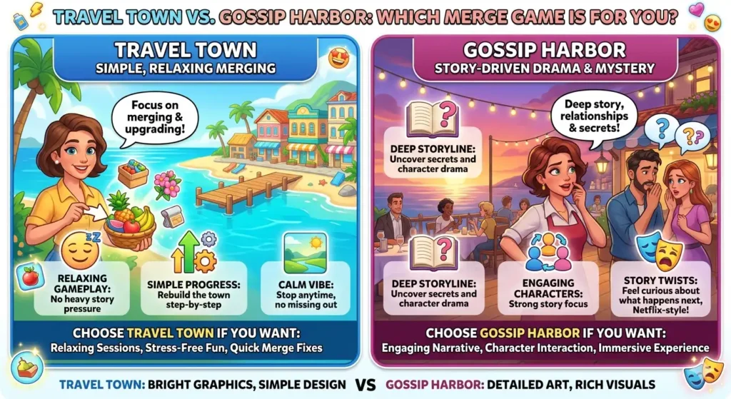 Gameplay Comparison Simple vs Story-Based