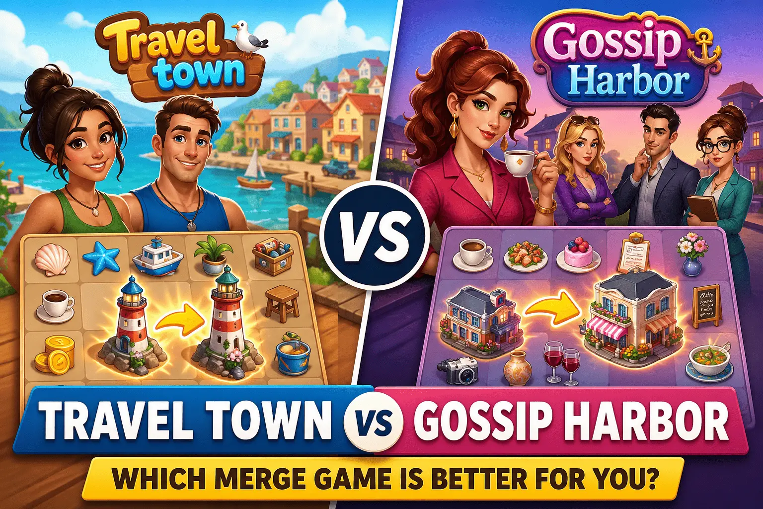 Travel Town Vs Gossip Harbor
