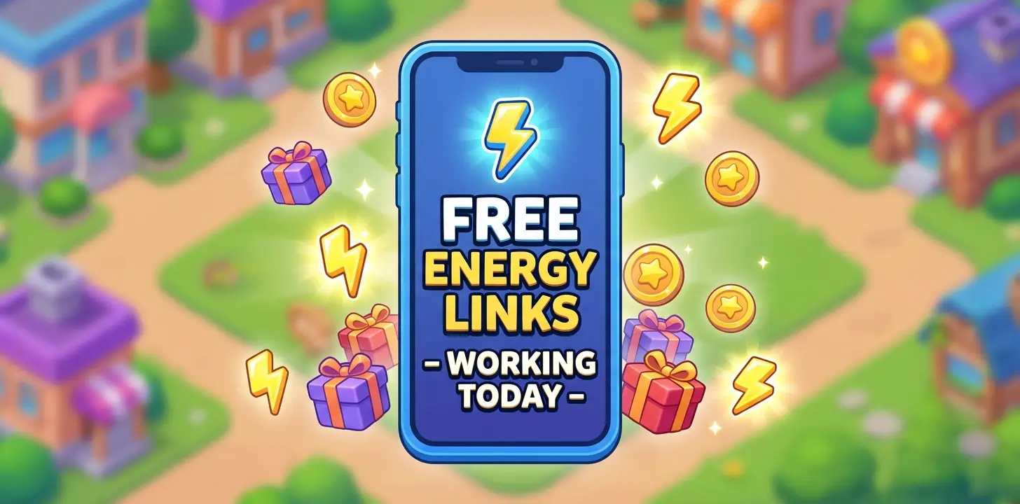 Travel Town free energy links working today daily rewards screen with energy iconsTravel Town free energy links working today daily rewards screen with energy icons