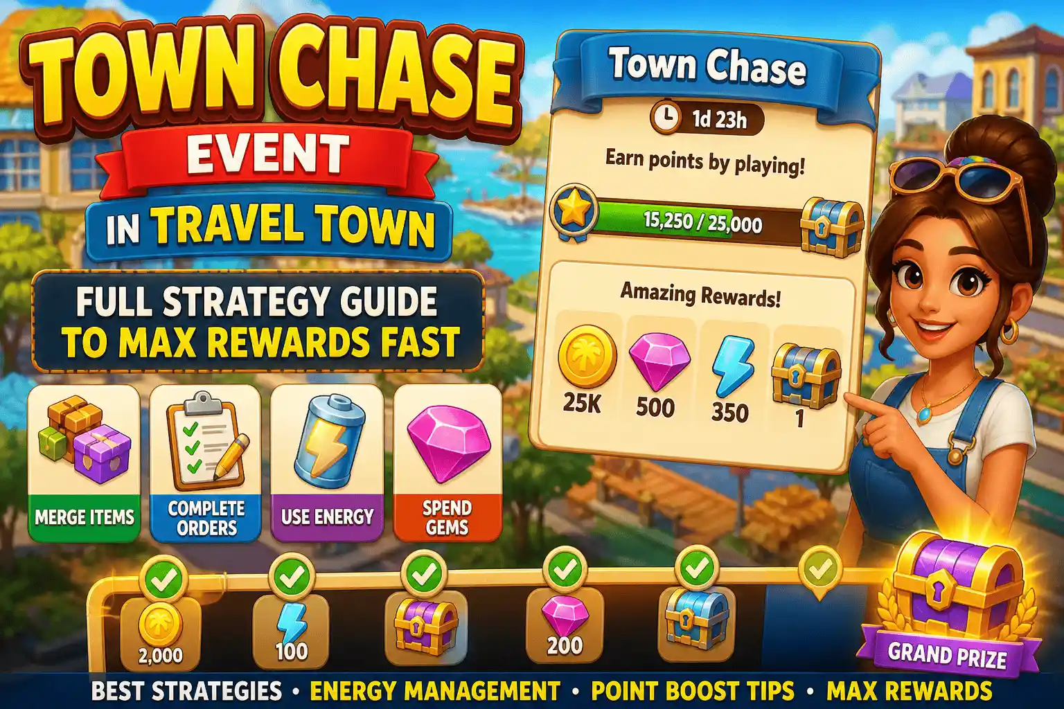 Town Chase Event in Travel Town