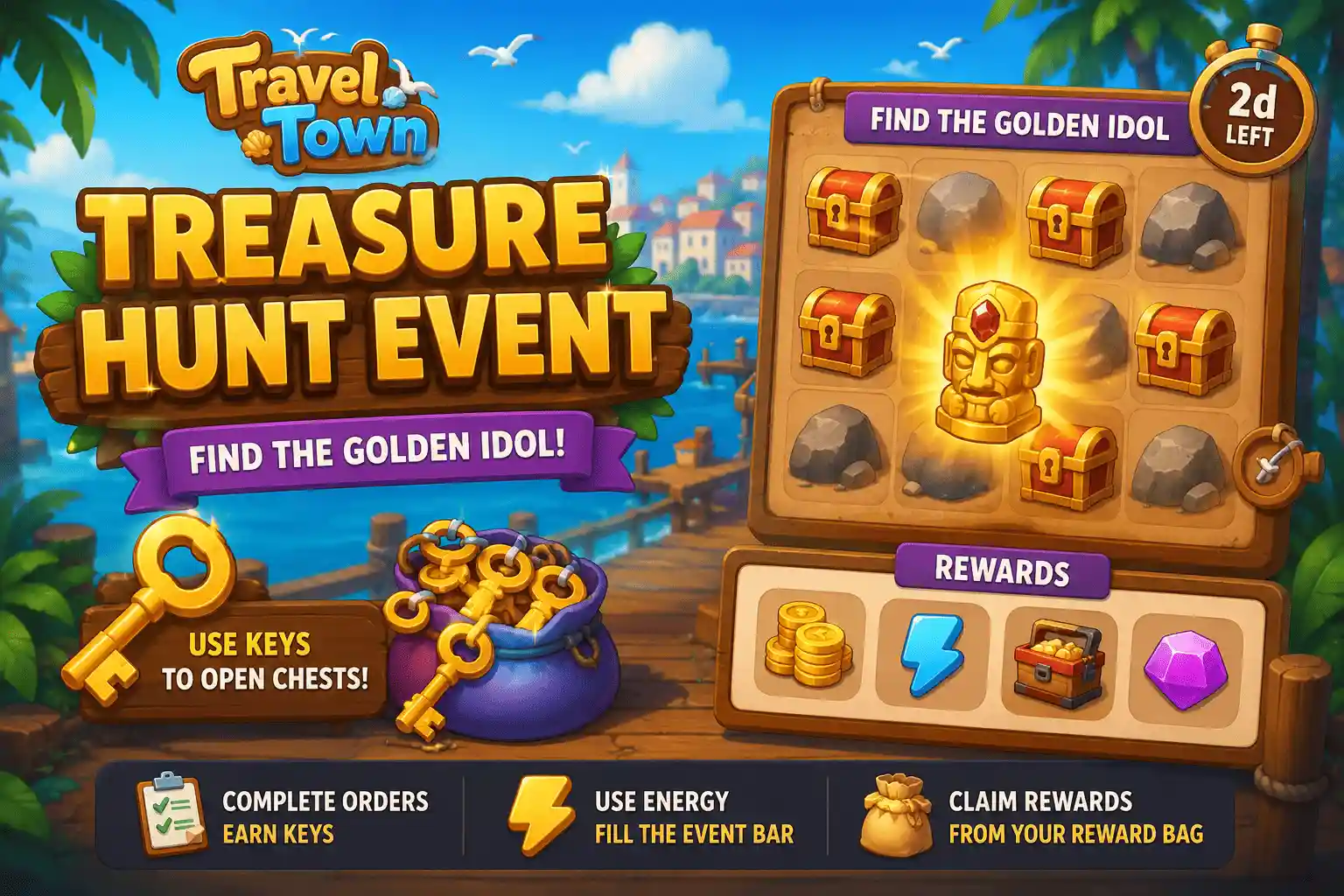 Treasure Hunt Event in Travel Town